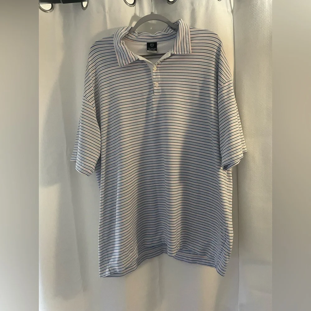 Men’s Nike Dry Fit Striped Polo Shirt XXL